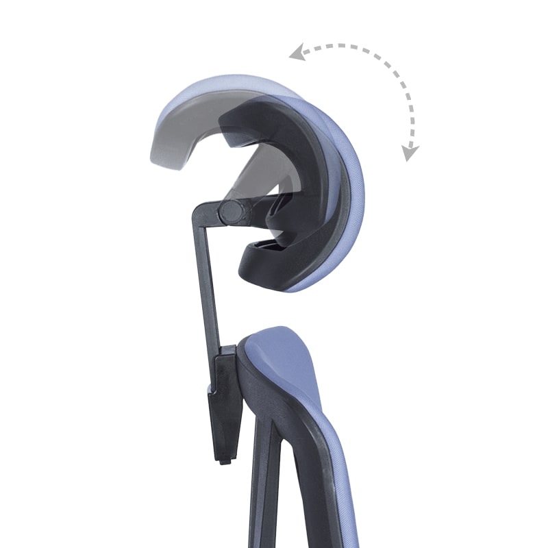 Ергономичен офис стол Carmen COTIA син